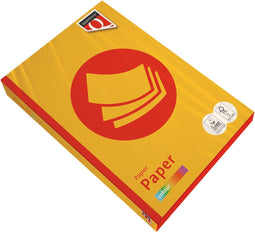 Kopieerpapier Quantore Colour A4 80gr diepgeel 500 vel | 5 stuks