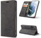 Hoesje Geschikt voor Samsung S21 Plus met Anti Skim Bescherming - Pasjes Bookcase RFID Beschermd Cover - Vulcano Black