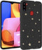 iMoshion Hoesje Geschikt voor Samsung Galaxy M11 / A11 Hoesje Siliconen - iMoshion Design hoesje - Zwart / Meerkleurig / Goud / Stars Gold
