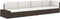 vidaXL - Hoekbank - met - linkerarmleuning - sectioneel - poly - rattan - bruin