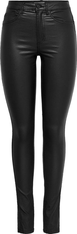 ONLY ONLROYAL HW SK ROCK COATED PIM NOOS - Dames Broek - Gecoate skinny fit - Maat XL L32