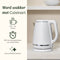 Cuisinart CJK780WE - Waterkoker - 1,5L - 3kW - Roestvrij staal - Wit