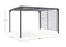 Bizotto Pergola Noah - Met Schuifdak - 300 x 360 x 210 cm - Aluminium Frame - Antraciet