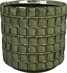 Ter Steege Bloempot Groen D 21 cm H 20 cm