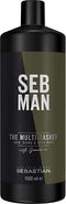 SEB MAN The Multitasker Care 3-in-1 Shampoo 1000ml - Normale shampoo vrouwen - Voor Alle haartypes