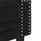 vidaXL - Driezitsbank - Chesterfield-stijl - met - bolsters - fluweel - zwart