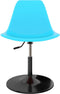 vidaXL - Eetkamerstoelen - 2 - st - draaibaar - PP - blauw