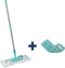 Leifheit Profi vloerwisser xl Micro Duo + EXTRA static stofdoek - 42 cm wisbreedte - 146 cm rug vriendelijke werkhoogte - 360° draaibare scharnier - Click System