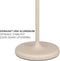 EGLO Mannera - Tafellamp - Aanraakdimmer - Zandkleur/Wit - Draadloos - 34 cm