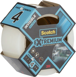 Plakband scotch extremium invisible 48mmx25m tr | 6 stuks