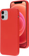 Mobiparts Silicone Cover - Soft case - Fluweelzachte binnenvoering - Rood (iPhone 12/12 Pro)