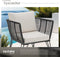 tectake® Sundo - Tuin Loungefauteuils - 2-delige set - Rope-Design