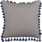 CARPINUS - Sierkussen set van 2 - Grijs - 45 x 45 cm - Linnen
