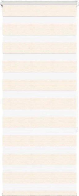 vidaXL - Zebra - Blind - 55x150 - cm - stofbreedte - 50,9 - cm - polyester - marmerbeige