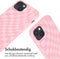 imoshion Hoesje Geschikt voor iPhone 15 Plus Hoesje Met Koord - imoshion Siliconen design hoesje met koord - Meerkleurig / Butterfly