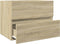 vidaXL - Wastafelkast - 60x38,5x45 - cm - spaanplaat - sonoma - eikenkleurig