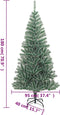 vidaXL - Kunstkerstboom - met - sneeuw - 180 - cm - groen