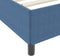 vidaXL - Bed - Frame - Blauw - 100x200 - cm - Katoenen - Stof