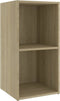 vidaXL - Tv-meubel - 72x35x36,5 - cm - bewerkt - hout - sonoma - eikenkleurig