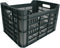 AMIGO Fietskrat 30 Liter - 100% Gerecycled Kunststof - Donkergrijs