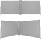 tectake® - Aluminium windscherm - Uitschuifbaar tot 600 cm - Weerbestendig polyester