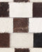 KAYABEY - Patchwork vloerkleed - Lichtbeige - 140 x 200 cm - Koeienhuid