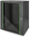 Digitus DN-19 DN1916UECN - Wandkast 19 inch 16 HE - Zwart (RAL 9005)