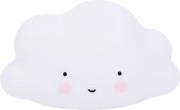 A Little Lovely Company Wolk - Lampje kinderkamer - LED - Wit