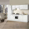Optifit Klassik 60 - Onderkast met 1 deur en 1 lade - 84,5(h) x 50(b) x 60(d) cm - Wit