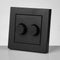 DUO Dimmer Afdekplaat | Matzwart | ION INDUSTRIES