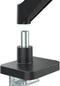 Maclean MC-134 - Monitorhouder voor 2 monitoren - 17-32 inch - 10kg - gasveren - zwart