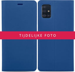 iMoshion Hoesje Geschikt voor Motorola Moto E7i Power Hoesje Met Pasjeshouder - iMoshion Slim Folio Bookcase - Blauw