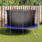 vidaXL 142098 - Veiligheidsnet - 3,66 m ronde trampoline - Zwart