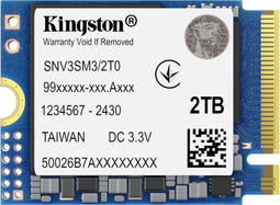 Kingston NV3 - M.2 2230 SSD - 2TB - PCIe 4.0 NVMe - 6000MB/s