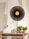 GOOD&MOJO Wandlamp Kalimantan - Bamboe/Zwart - Ø60cm - Binnen Modern