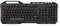 Nedis GKBD200BK - Verlicht Toetsenbord - Membraan - Qwerty US (Internationaal) - Draad USB 2.0