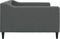 vidaXL - Slaapbank - 100x200 - cm - stof - donkergrijs