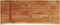 vidaXL - Tafelblad - rechthoekig - natuurlijke - rand - 90x40x3,8 - cm - acaciahout