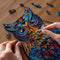 UNIDRAGON Houten Puzzel Voor Volwassenen Dier - Charmante Uil - 101 stukjes - Small 15x26 cm