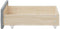 vidaXL - Opberglades - bed - 2 - st - bewerkt - hout - bewerkt - hout - stof - lichtgrijs