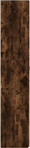 vidaXL - Schoenenkast - 80x35,5x180 - cm - bewerkt - hout - gerookt - eikenkleurig