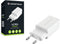 Conceptronic ALTHEA06W - Oplader - 2 USB 2.0-poorten - Wit
