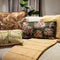Dutch Decor Sierkussen Flores - Velvet - Groen - 30x50 cm - Kleur Miltary Olive