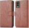 iMoshion Hoesje Geschikt voor Nokia C32 Hoesje Met Pasjeshouder - iMoshion Luxe Bookcase - Bruin