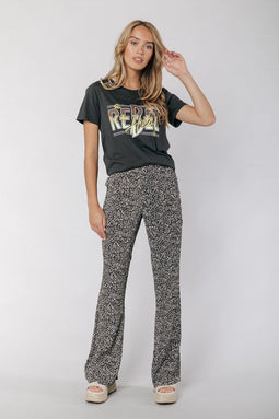 Colourful Rebel Heart Glitter T-shirt - Korte mouw - Zilveren CR logo trim - M (2022)