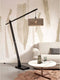 GOOD&MOJO Vloerlamp Java - Bamboe Zwart/Naturel - 175x50x207cm - Modern - Staande lampen voor Woonkamer - Slaapkamer