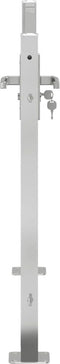 vidaXL - Poort - 100x75 - cm - roestvrij - staal