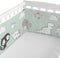 Wiegbeschermer HappyFriday Moshi Moshi Best buddies Multicolour 210 x 40 cm