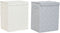 Mand Home ESPRIT Grijs Crème 40 x 30 x 50 cm (2 Stuks)