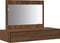 vidaXL - Wandkaptafel - in - Bruin - Eiken - 100x40x70 - cm